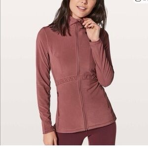 Lululemon Round Trip Zip Up Jacket Merlot Pink Purple Sz 4